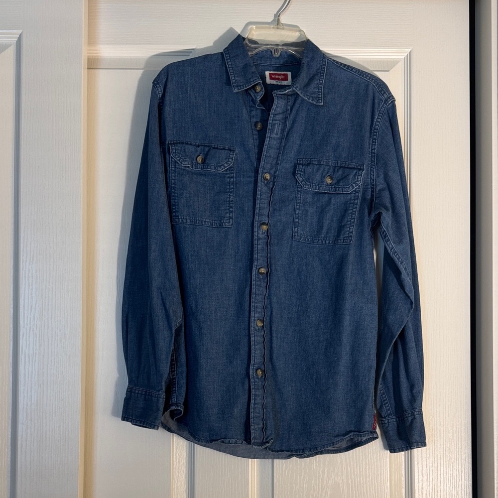 Wrangler Indigo Button-Up Shirt